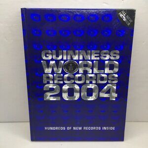 Vintage Guinness Book Of World Records 2004 Hardcover Human Natural Modern World